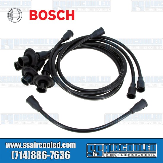 Spark Plug Wires, Stock, Black