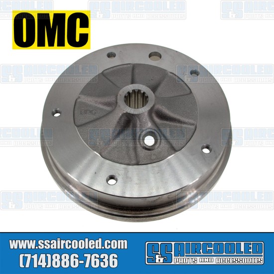 OMC Brakes VW Brake Drum, Rear, 5x205mm, 113501615DIT