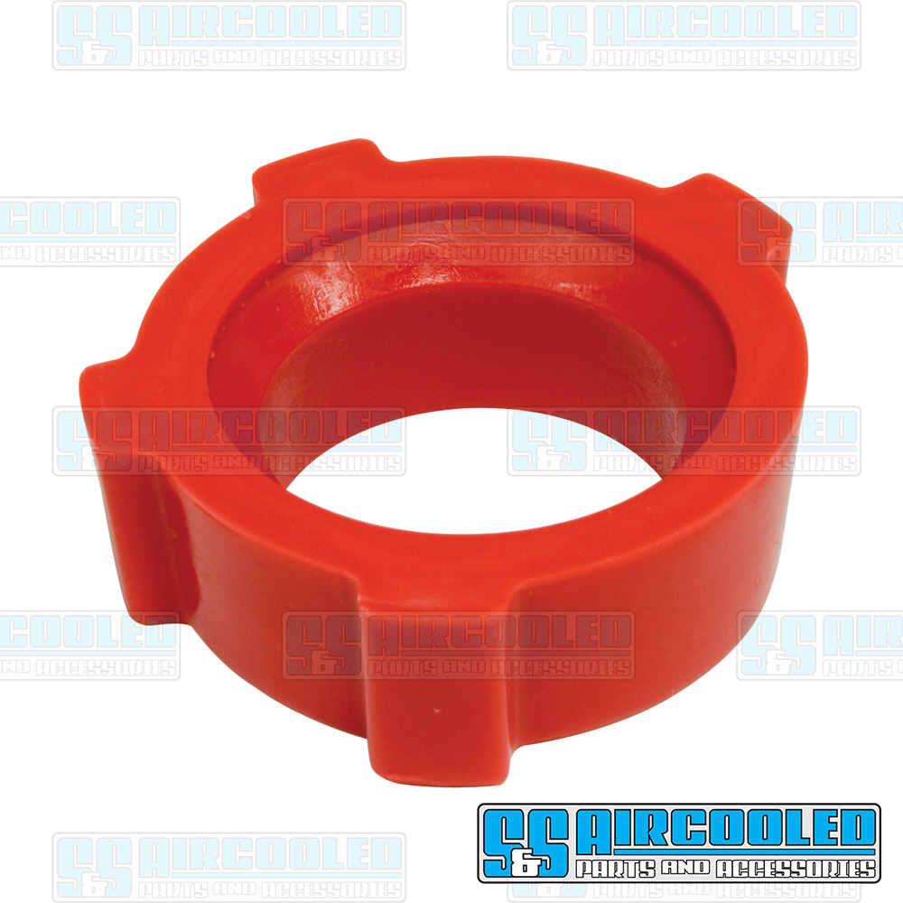 EMPI Spring Plate Bushings, 16-5132-0, 2in. I.D., Knobby, Urethane, Red