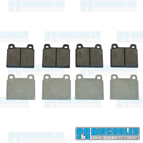 EMPI VW Brake Pads, Front, 2-Pin, Left & Right, 18-1013-0