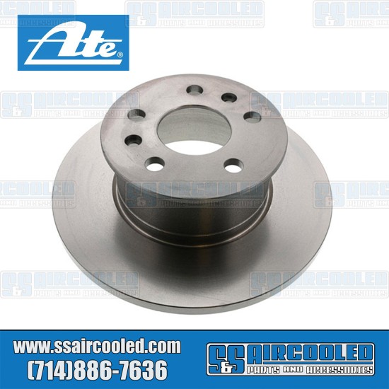 ATE Brakes VW Brake Rotor, Front, 5x112mm, Left or Right, 211615301B