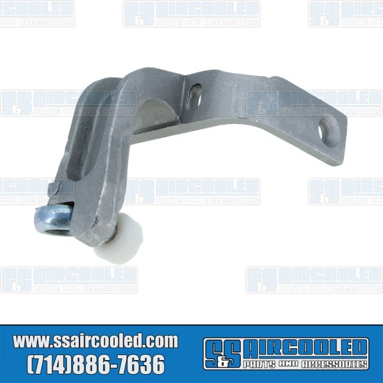  VW Sliding Door Lower Bracket, Front, Includes Bearing and Bushing, 211843406E