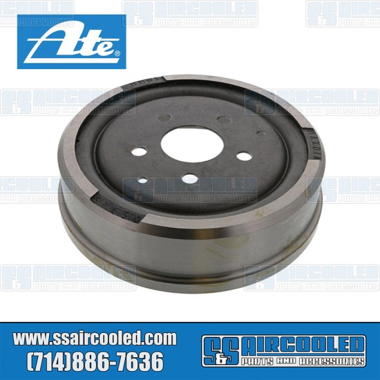 ATE Brakes VW Brake Drum, Rear, Left or Right, 251609615