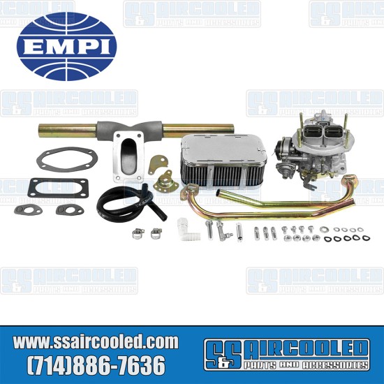 EMPI VW Carburetor Kit, Single 32/36 EPC Progressive w/Air Filter, 47-0622-0