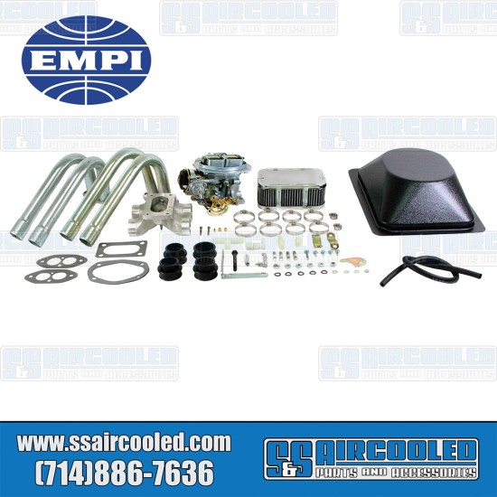 EMPI VW Carburetor Kit, Single 32/36 EPC Progressive w/Air Filter, 47-0634-0