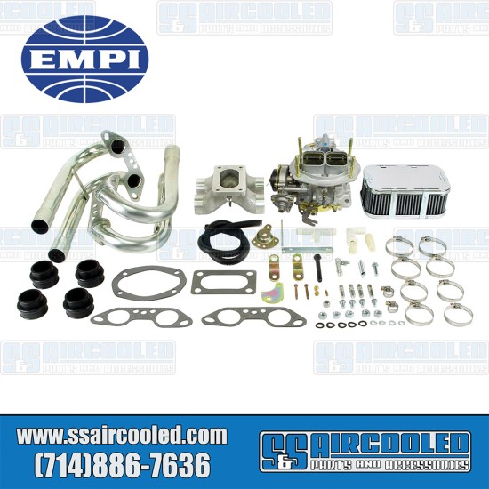 EMPI VW Carburetor Kit, Single 32/36 EPC Progressive w/Air Filter, 47-0670-0