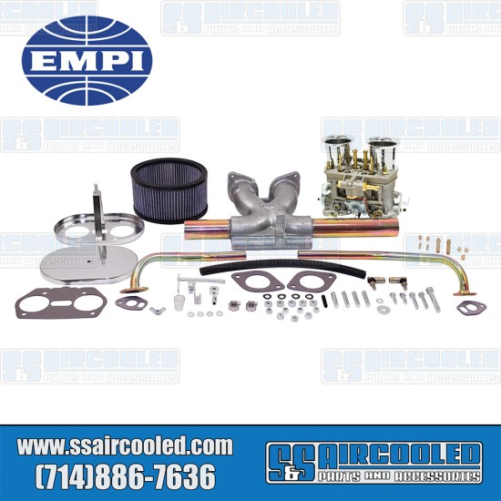 EMPI VW Carburetor Kit, Single 44mm HPMX w/Air Filter, 47-7316-0