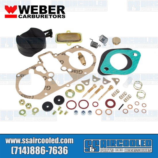 Weber VW Carburetor Rebuild Kit, 48 IDA 2 Barrel, 92.1050.05