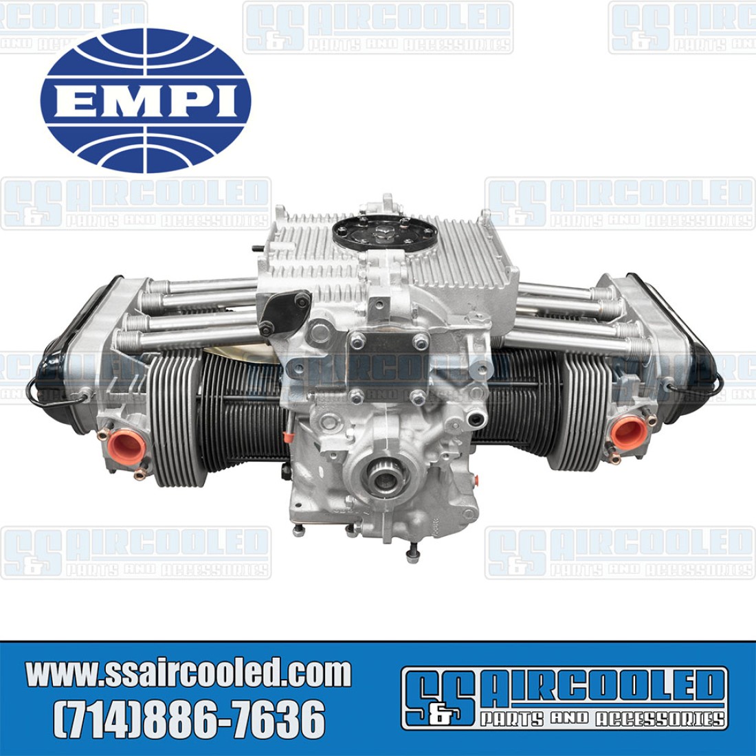 EMPI Engine Long-Block, 1776cc, Dual Port, New, VW Bug, Super Beetle ...