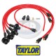 Taylor VW Spark Plug Wires, 8mm Spiral Core, Red, Silicone, AC998034B