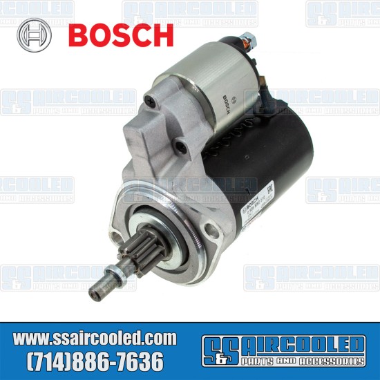 Bosch VW Starter, 12 Volt, Stock, New, SR15N