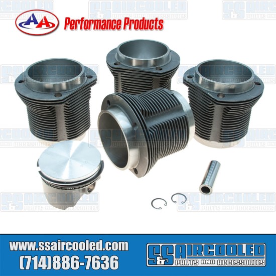 AA Performance Products VW Piston & Cylinder Set, 92 x 82mm, Thick Wall, Cast, VW9200T1MS